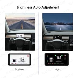 Vjoycar 6.2'' Inch Dashboard Cluster Instrument Model 3 Y HUD Screen HD LCD Speedometer For Tesla Modification Car Accessories