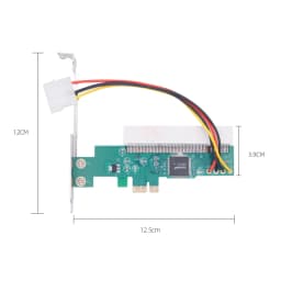 PCIE to PCI Adapter PCI Express X1 to PCI Expansion Card Riser ASM1083 Chipset PCI-E Converter Adapter with 4Pin Power Connector