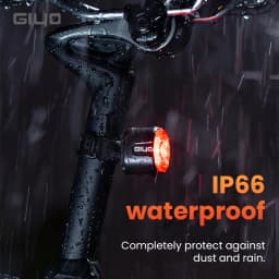 GIYO Cycling Safety Rear Light MTB 7 Colors Smart Brake Sensing IP66 Waterproof Bicycle Taillight USB Rechargeable Bike Lamp