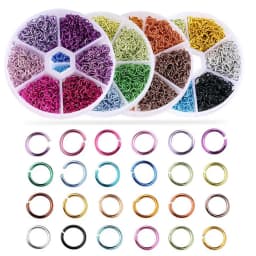 Nail Piercing Charm Dangle Nail Art Decoration Metal Alloy Design Nails Pierced Punk Charms 1080pc Open Ring Nails Art Acessorie