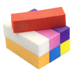 2/5/10Pcs Colorful Buffing Sanding File Block Pedicure Manicure Care Nail Art Sponge Buffer Block Polish Manicure Pedicure Tools