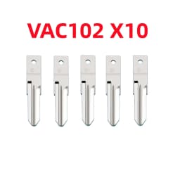 10pcs VAC102 Car Key Blade Metal Remote Blank for Renualt Megan Modus Clio Modus Kangoo Logan Sandero Duster Car Alarm Remote