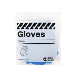 Rhino Rescue Gloves-Powder Free, Latex Free & Rubber Free - Single Use Non-Sterile Protective Gloves