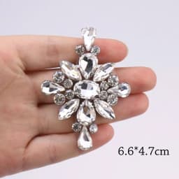 Luxury Rhinestone Decals Iron on Patches for Clothing Crystal Glass Decals Diy Clothing Accessories Rhinestone Patch