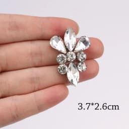 Luxury Rhinestone Decals Iron on Patches for Clothing Crystal Glass Decals Diy Clothing Accessories Rhinestone Patch