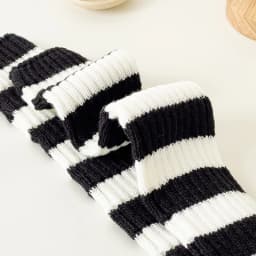 Gothic Women's Striped Leg Warmers Lolita Long Socks Knitted Leggings Japanese Sweets Winter Socks Kawaii Arm Ankle Warmers