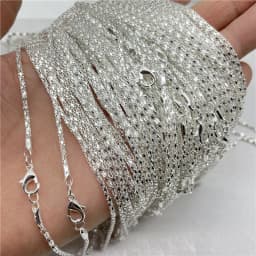 Wholesale Chain Rope Lobster Clasp Diy Jewelry Making Round Snake Necklace Accessories Free Shipping 60Pcs
