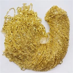 Wholesale Chain Rope Lobster Clasp Diy Jewelry Making Round Snake Necklace Accessories Free Shipping 60Pcs