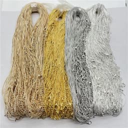 Wholesale Chain Rope Lobster Clasp Diy Jewelry Making Round Snake Necklace Accessories Free Shipping 60Pcs