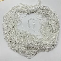 Wholesale Chain Rope Lobster Clasp Diy Jewelry Making Round Snake Necklace Accessories Free Shipping 60Pcs