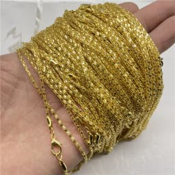 Wholesale Chain Rope Lobster Clasp Diy Jewelry Making Round Snake Necklace Accessories Free Shipping 60Pcs