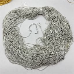 Wholesale Chain Rope Lobster Clasp Diy Jewelry Making Round Snake Necklace Accessories Free Shipping 60Pcs
