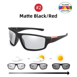 VIVIBEE Fishing Sunglasses Red Polarized Men TAC Homomorphic Angling Goggles Women Sports Outdoor Shades