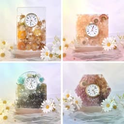 New 3D Clock Epxoy Silicone Mold Hexagonal Square Arch Clock Ornament Home Decoration Resin Silicone Mold