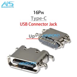 10Pcs/Lot Type-C USB Charging Port Jack socket charger Connector dock For Tablet Handheld computers Mobile Phone 16Pin 12Pins