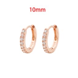 2PCS New Stainless Steel Cubic Zirconia Chain Stud Earrings For Women Non-Piercing Ear Clip Ear Cuff Earring Cartilage Jewelry