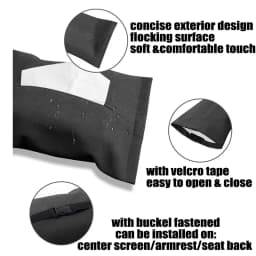 for Tesla Model 3 Y 2021-2026 Highland Juniper Hidden Tissue Holder Box Seat Back Console Flocking Storage Bag Car Accessories
