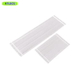 5/30/100 Pcs 5 6 12 15 20 24 Pin 2.54 mm Pitch Grey Flat Cable UL2651 AWG 26 Wire Solder 50 100 200mm 300V 105 Degree 7x0.16 TC