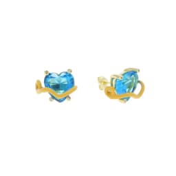 2023 New Arrived Top Quality Classic Fashion Girl Women Jewelry Geometric Shaped Colorful Simple CZ Stud Earring