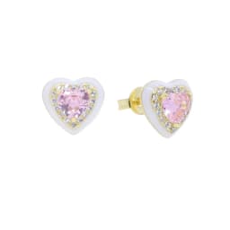 2023 New Arrived Top Quality Classic Fashion Girl Women Jewelry Geometric Shaped Colorful Simple CZ Stud Earring