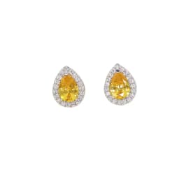 2023 New Arrived Top Quality Classic Fashion Girl Women Jewelry Geometric Shaped Colorful Simple CZ Stud Earring