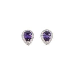 2023 New Arrived Top Quality Classic Fashion Girl Women Jewelry Geometric Shaped Colorful Simple CZ Stud Earring