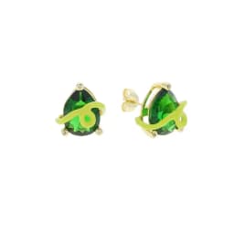 2023 New Arrived Top Quality Classic Fashion Girl Women Jewelry Geometric Shaped Colorful Simple CZ Stud Earring