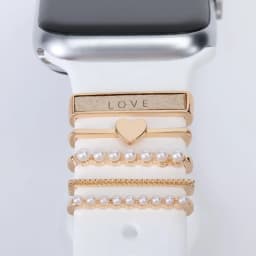 Charms For Apple watch band Diamond Jewelry Decoration for iWatch Bracelet Silicone Strap Accessories Galaxy watch 5/4/Classic/6