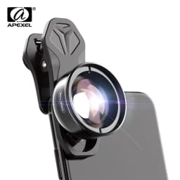 APEXEL 4K HD 100mm Macro Lens Professional Phone Camera Lens+CPL+Star Filters for iPhone X XS Max 11 Samsung S10 All Smartphone
