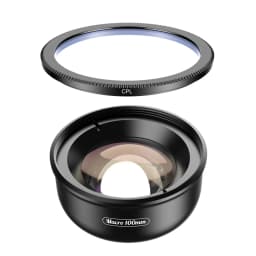 APEXEL 4K HD 100mm Macro Lens Professional Phone Camera Lens+CPL+Star Filters for iPhone X XS Max 11 Samsung S10 All Smartphone
