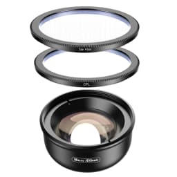APEXEL 4K HD 100mm Macro Lens Professional Phone Camera Lens+CPL+Star Filters for iPhone X XS Max 11 Samsung S10 All Smartphone