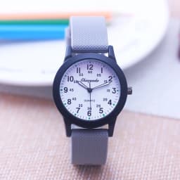 Chaoyada Fashion Women Men Girls Boys Sports Silicone Strap Quartz Watches Junior High School Students Gifts Watches 6 Colors