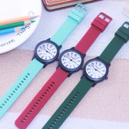 Chaoyada Fashion Women Men Girls Boys Sports Silicone Strap Quartz Watches Junior High School Students Gifts Watches 6 Colors