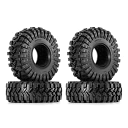 INJORA V2 62*22mm 1.0" King Trekker Tires for 1/24 1/18 RC Crawler (T1014)