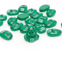 20Pcs Mix Colors Resin M Beans Chocolate Candy Flatback Cabochon DIY Crafts Scrapbooking Embellishment Hair Clip Accessories