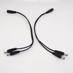 2 Way DC Power Adapter Cable 5.5mm X 2.1mm 1 Male to 2 Female 2 Male Splitter Connector Plug Extension for CCTV LED Strip Light