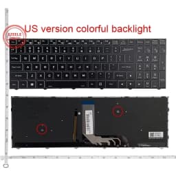 US Laptop Keyboard for GIGABYTE Gaming G5KC G5 MD GD G7 MD GD G7KC 6-80-N15Z0 N815Z0 CVM18H96GB9430 CVM18H93