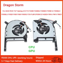 CPU GPU Fan For ASUS ROG TUF Gaming FX95D FX86 FX95G FA506IU FX506 IU FX506LH FX505G FCN FL8R DFS5K12114262H FM1V FMC9 Cooling