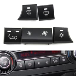 Dashboard Ventilation Heater Climate Circulation Button AC Volume Adjustment Switch Cover For BMW X5 X6 E70 E71 E72 64119310445