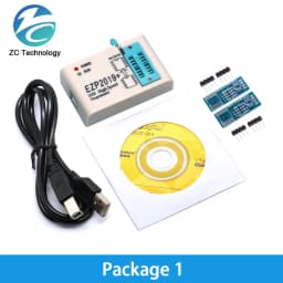 Newest Version EZP2019 High-speed USB SPI Programmer Support24 25 93 EEPROM 25 Flash BIOS Chip Full Set With Adapter Socket