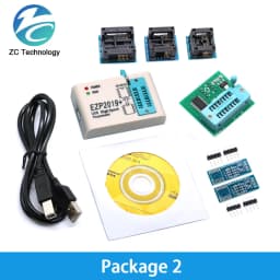 Newest Version EZP2019 High-speed USB SPI Programmer Support24 25 93 EEPROM 25 Flash BIOS Chip Full Set With Adapter Socket