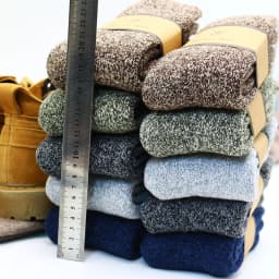 Winter Men's Merino Wool Socks Super Thick Warm High Quality Harajuku Retro Snow Casual Antifreeze Cashmere Socks Men 3 Pair