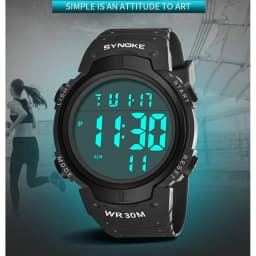 SYNOKE Outdoor Sport Watch 30M Waterproof Digital Men Fashion MultiFunction Waterproof Digital Watch Men