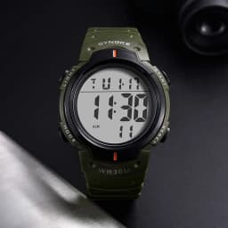 SYNOKE Outdoor Sport Watch 30M Waterproof Digital Men Fashion MultiFunction Waterproof Digital Watch Men