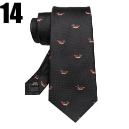 EASTEPIC 8 cm Red Blue Jacquard Ties for Men Men's Necktie Quality Accessory Business Gift Fox Dragon Flamingo Snail Duck Animal