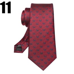 EASTEPIC 8 cm Red Blue Jacquard Ties for Men Men's Necktie Quality Accessory Business Gift Fox Dragon Flamingo Snail Duck Animal