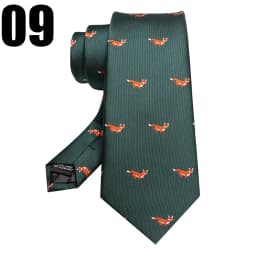 EASTEPIC 8 cm Red Blue Jacquard Ties for Men Men's Necktie Quality Accessory Business Gift Fox Dragon Flamingo Snail Duck Animal