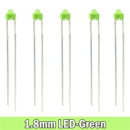 100PCS/lot 1.8mm LED Diode Light Diffused Assorted Kit Green Blue White Yellow Red COMPONENT DIY New Original
