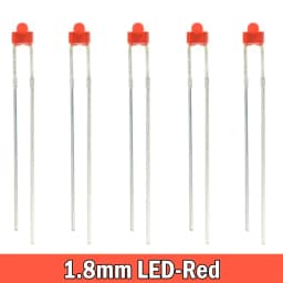 100PCS/lot 1.8mm LED Diode Light Diffused Assorted Kit Green Blue White Yellow Red COMPONENT DIY New Original
