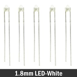 100PCS/lot 1.8mm LED Diode Light Diffused Assorted Kit Green Blue White Yellow Red COMPONENT DIY New Original